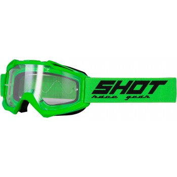 Очки кроссовые SHOT ASSAULT neon green